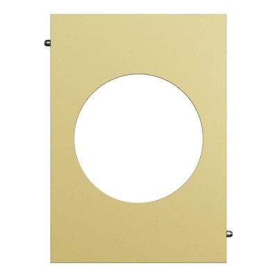 Schneider Odace Architecte - plaque de finition centrale - effet Laiton - Réf : S932801