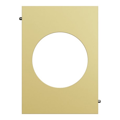 Schneider Odace Architecte - plaque de finition centrale - effet Laiton - Réf : S932801