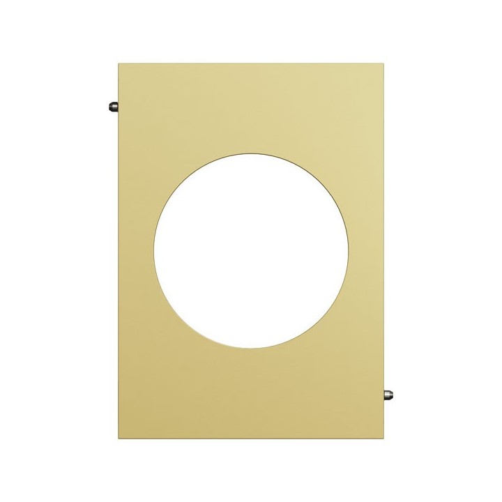 Schneider Odace Architecte - plaque de finition centrale - effet Laiton - Réf : S932801