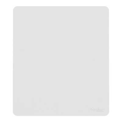 Schneider Odace Architecte Intégral - enjo et plaque - pour VV ou BP simple - Blanc craie - Réf : S929223