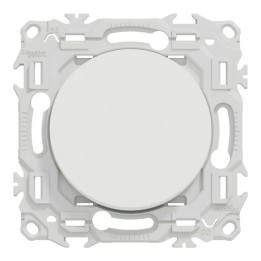 Schneider Odace - va-et-vient ou poussoir avec griffes - 10AX - blanc craie - Réf : S925204