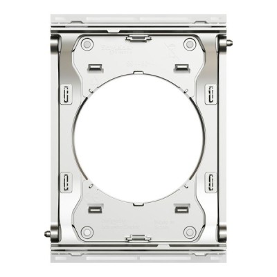 Schneider Odace Architecte - plaque de finition centrale - Blanc émaillé - Réf : S934801