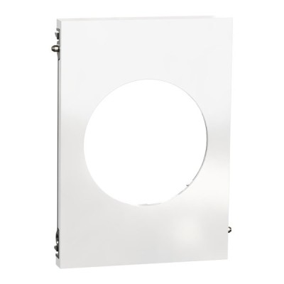 Schneider Odace Architecte - plaque de finition centrale - Blanc émaillé - Réf : S934801