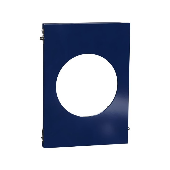 Schneider Odace Architecte - plaque de finition centrale - Bleu émaillé - Réf : S933801