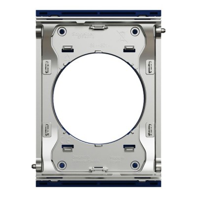 Schneider Odace Architecte - plaque de finition centrale - Bleu émaillé - Réf : S933801
