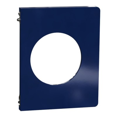 Schneider Odace Architecte - plaque de finition latérale - Bleu émaillé - Réf : S933800
