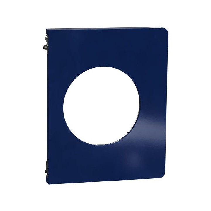 Schneider Odace Architecte - plaque de finition latérale - Bleu émaillé - Réf : S933800