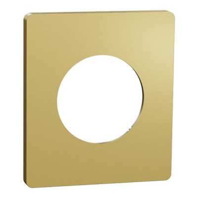 Schneider Odace Architecte - plaque de finition 1 poste - effet Laiton - Réf : S932802