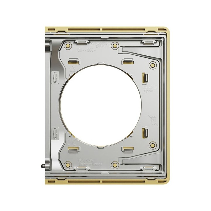 Schneider Odace Architecte - plaque de finition latérale - effet Laiton - Réf : S932800