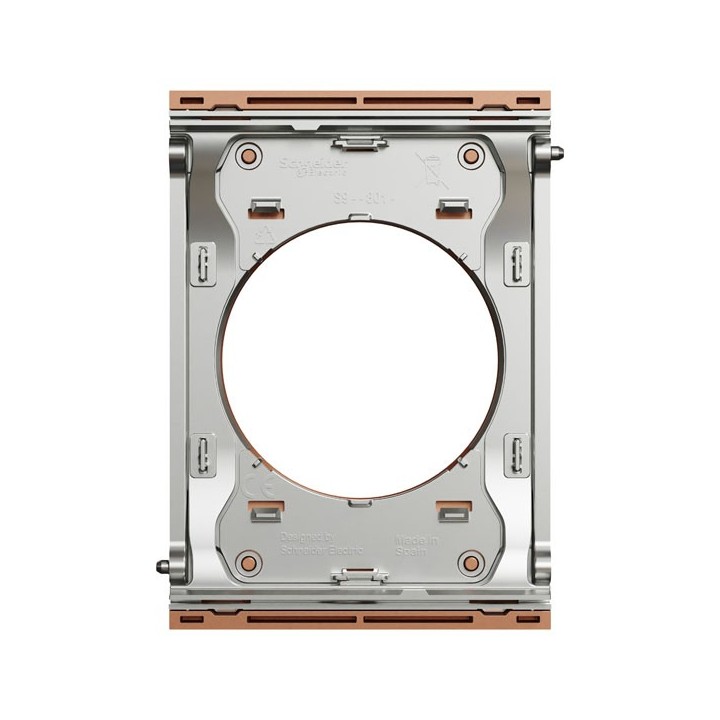 Schneider Odace Architecte - plaque de finition centrale - effet Cuivre - Réf : S931801