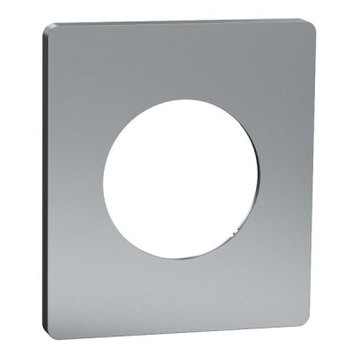Schneider Odace Architecte - plaque de finition 1 poste - effet Titane - Réf : S930802