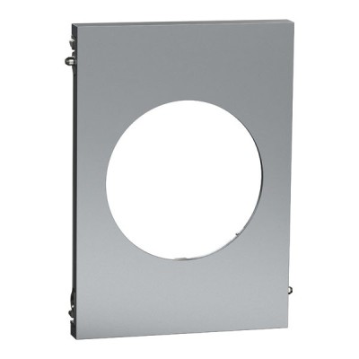 Schneider Odace Architecte - plaque de finition centrale - effet Titane - Réf : S930801
