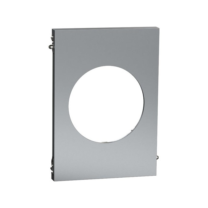 Schneider Odace Architecte - plaque de finition centrale - effet Titane - Réf : S930801