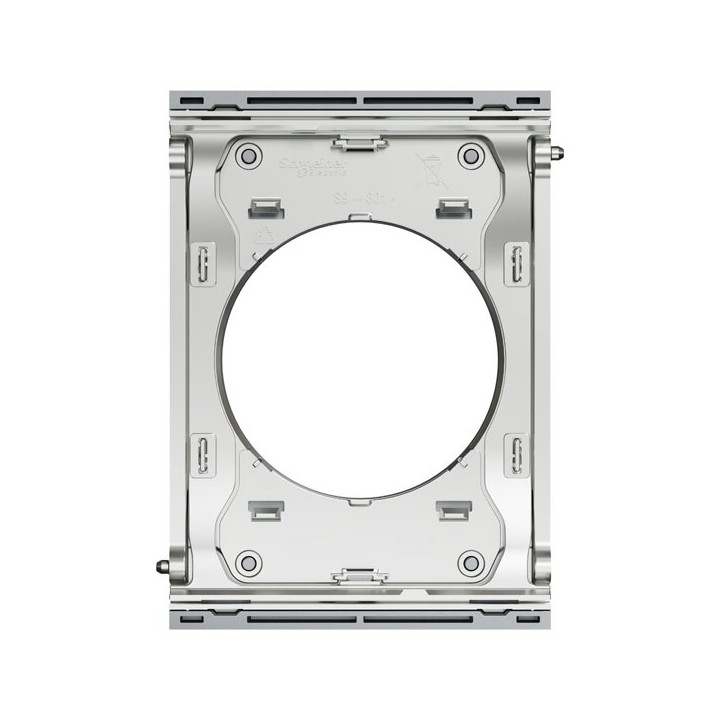 Schneider Odace Architecte - plaque de finition centrale - effet Titane - Réf : S930801