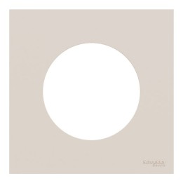 Schneider Odace - plaque de finition 1 poste - couleur Beige sable - Réf : S902702