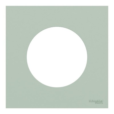Schneider Odace - plaque de finition 1 poste - couleur Vert jade - Réf : S903702