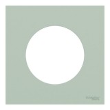 Schneider Odace - plaque de finition 1 poste - couleur Vert jade - Réf : S903702