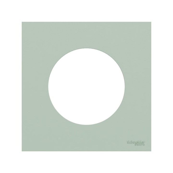Schneider Odace - plaque de finition 1 poste - couleur Vert jade - Réf : S903702