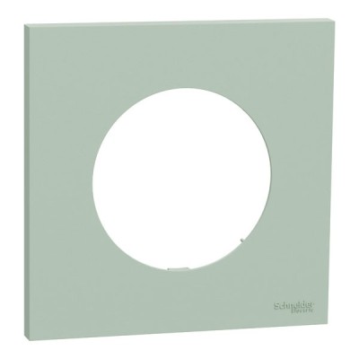 Schneider Odace - plaque de finition 1 poste - couleur Vert jade - Réf : S903702
