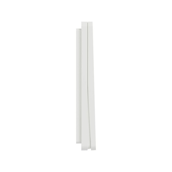 Schneider Odace Architecte Intégral - enjo et plaque - pour VV ou BP double - Blanc craie - Réf : S929224