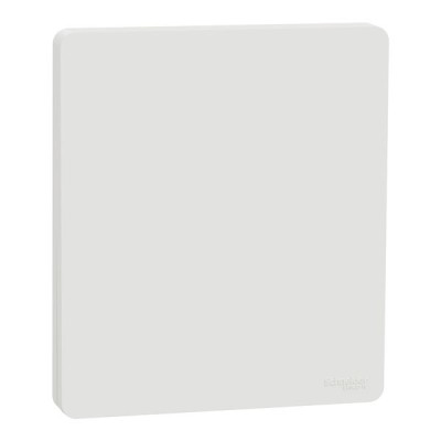 Schneider Odace Architecte Intégral - enjo et plaque - pour VV ou BP simple - Blanc craie - Réf : S929223