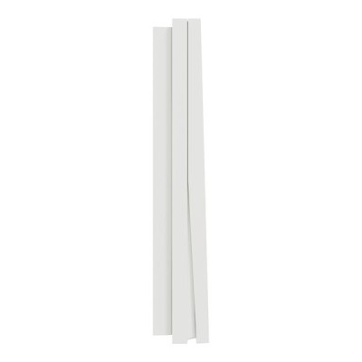 Schneider Odace Intégral - enjoliveur et plaque - pour VV ou poussoir simple - Blanc craie - Réf : S929221