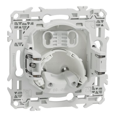 Schneider Odace - sortie de câble avec griffes - serre câble 6 à 12 mm² - blanc craie - Réf : S925662