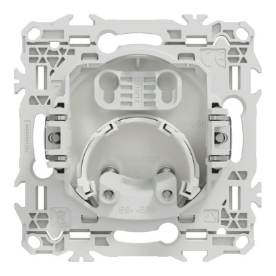 Schneider Odace - sortie de câble avec griffes - serre câble 6 à 12 mm² - blanc craie - Réf : S925662