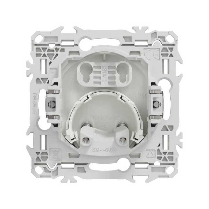Schneider Odace - sortie de câble avec griffes - serre câble 6 à 12 mm² - blanc craie - Réf : S925662