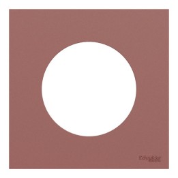 Schneider Odace - plaque de finition 1 poste - couleur Rose grenat - Réf : S905702