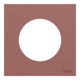 Schneider Odace - plaque de finition 1 poste - couleur Rose grenat - Réf : S905702