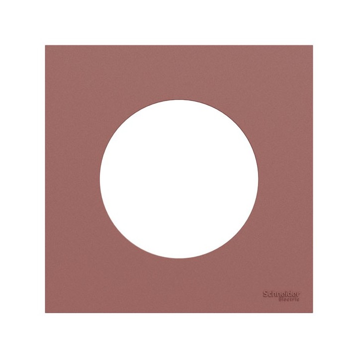 Schneider Odace - plaque de finition 1 poste - couleur Rose grenat - Réf : S905702