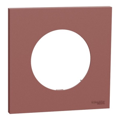 Schneider Odace - plaque de finition 1 poste - couleur Rose grenat - Réf : S905702
