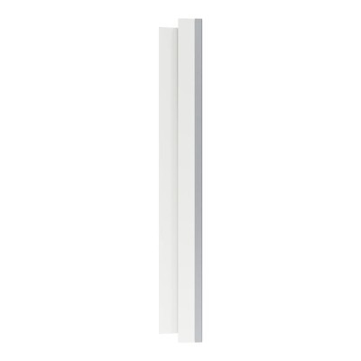 Schneider Odace Métal - plaque de finition 1 poste - effet Titane support blanc - Réf : S910702
