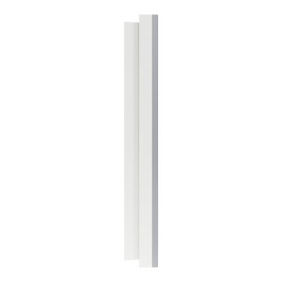 Schneider Odace Métal - plaque de finition 2 postes - effet Titane support blanc - Réf : S910704