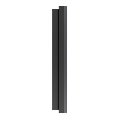 Schneider Odace Métal - plaque de finition 1 poste - effet Perle Noire support noir - Réf : S912702