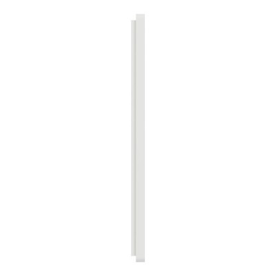 Schneider Odace Architecte - plaque 3 postes entraxe spécifique 57mm - Blanc craie - Réf : S920816