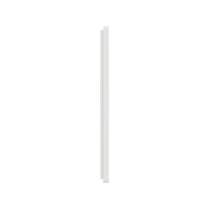 Schneider Odace Architecte - plaque 3 postes entraxe spécifique 57mm - Blanc craie - Réf : S920816