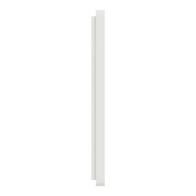 Schneider Odace Architecte - plaque 2 postes entraxe spécifique 57mm - Blanc craie - Réf : S920814