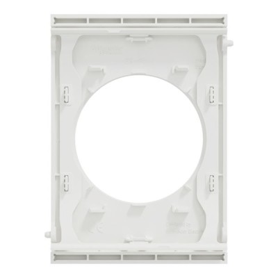 Schneider Odace Architecte - plaque de finition centrale - couleur Blanc craie - Réf : S920801