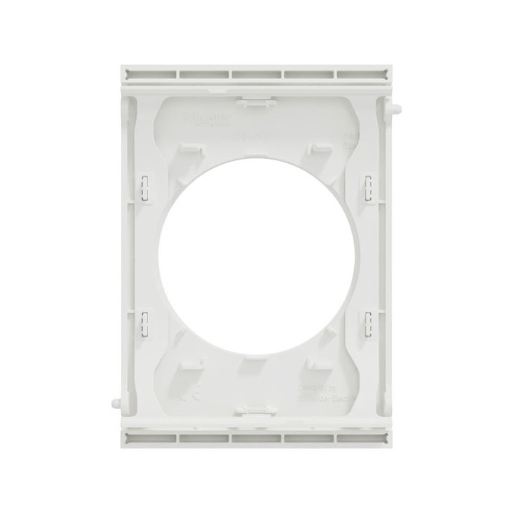 Schneider Odace Architecte - plaque de finition centrale - couleur Blanc craie - Réf : S920801