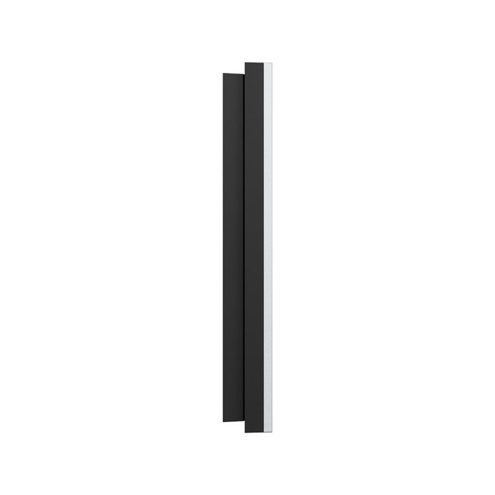 Schneider Odace Métal - plaque de finition 2 postes - effet Aluminium support noir - Réf : S913704