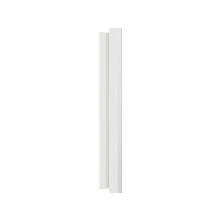 Schneider Odace Métal - plaque de finition 1 poste - effet Aluminium support blanc - Réf : S914702