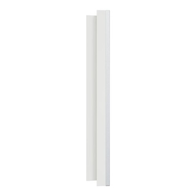 Schneider Odace Métal - plaque de finition 3 postes - effet Aluminium support blanc - Réf : S914706