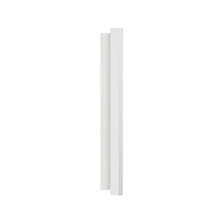 Schneider Odace Métal - plaque de finition 3 postes - effet Aluminium support blanc - Réf : S914706
