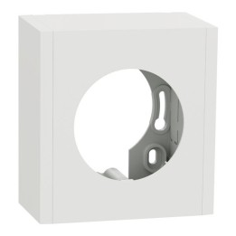 Schneider Odace - boîte pour montage en saillie - 1 poste associable - blanc craie - Réf : S920762