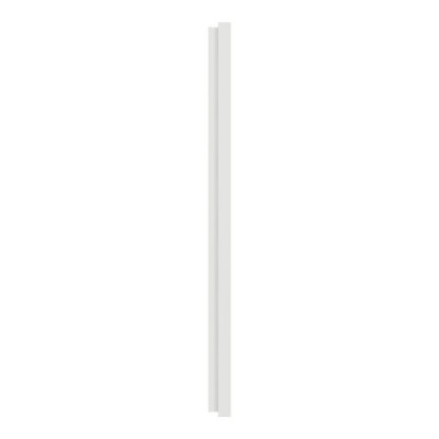 Schneider Odace - plaque de finition 3 postes entraxe spécifique 57mm - Blanc craie - Réf : S920716