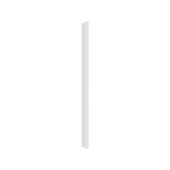 Schneider Odace - plaque de finition 3 postes entraxe spécifique 57mm - Blanc craie - Réf : S920716