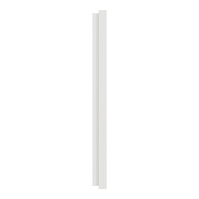 Schneider Odace - plaque de finition 2 postes entraxe spécifique 57mm - Blanc craie - Réf : S920714