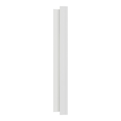 Schneider Odace Métal - plaque de finition 1 poste - effet Céramique Blanc support blanc - Réf : S917702